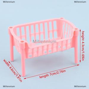 [COD] Millennium 1 12 Dollhouse Mini Food Fruit Storage Baskets Dolls House Stackable Basket Dollhouse Decoration Accessories