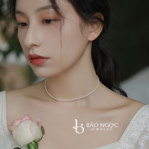 Vòng Choker Ngọc Trai Vòng Cổ Ngọc Trai Nhí Hạt Tròn Dài 3-5 Ly Ngọc Trai Tự Nhiên Nước Ngọt - Bảo Ngọc Jewelry - THIẾT KẾ