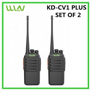 WLN KD-CV1 Plus 5W UHF 400-470MHz Professional Two Way Radio -SET OF 2