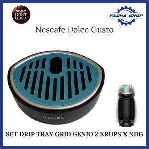 Set Drip Tray Grid Mesin Genio 2 Krups/Tatakan Gelas Mesin Kopi Krups X NDG Original Accesories