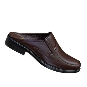 Dép Bít Mũi Nam TiTi ĐÔ Da Bò Thật Cao Cấp GSB20106