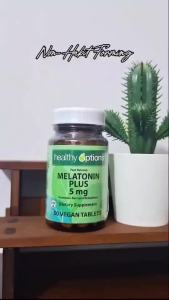 Healthy Options Melatonin (3mg/5mg/10mg) - Fast Release Sleep Aid Supplement - Vegetarian Tablets for Better Sleep Quality - Authentic