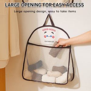 Underwear Socks Hanging Storage Bag Wall Hanging Breathable Mesh Bag Wall Hanging Organizer Bag