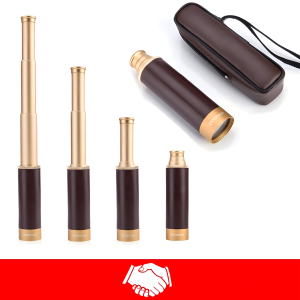 Doti กล้องส่องทางไกล ตาเดียว พร้อมกระเป๋าหนัง เหมาะสำหรับกิจกรรมกลางแจ้ง