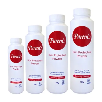 Pureen Baby Powder Skin Protectant Powder Mild Caring Soothing Comfort Halal Product Bedak Bayi Talkum Talc