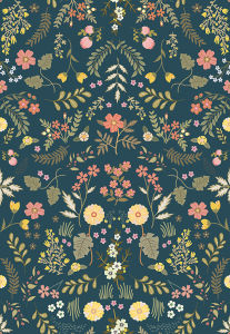 Contact Paper Peel and Stick Kitchen Cabinet Furniture Nursery Renter Friendly Wallpaper Peel and Stick Wallpaper Floral Wallpaper Boho Vintage Textured Wallpaper for Bathroom Bedroom and Cabinet