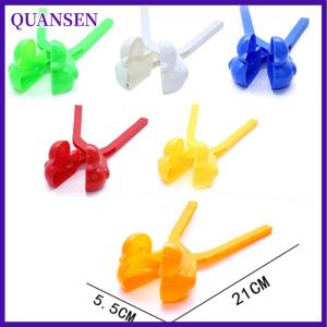 QUANSEN การ์ตูนน่ารักเป็ดรูป Snowball Maker คลิปเด็กของเล่นกลางแจ้ง