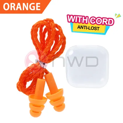 《 𝟭 𝗣𝗔𝗜𝗥 + 𝗙𝗥𝗘𝗘 𝗖𝗔𝗦𝗘 》Soft Silicone Hearing Protection Earplugs Waterproof Swimming Diving Ear Plug Penutup Telinga 隔音耳塞
