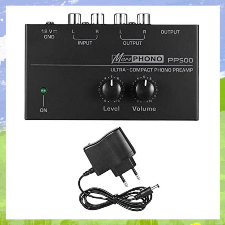 S.M.S.L PH-1 Phono Preamp For MM Turntable, MM Phono Amp Preamplifier For Phonograph Record Player Active Speakers, RCA/6.35mm Headphone Amplifier Pre-amp With Gain 46dB DC5V Power - View #3