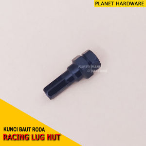 Adaptor Mur Roda Racing Lug Nut Hexa Untuk Kunci Roda 19x21 mm