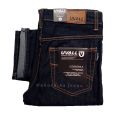 Uvall Celana Jeans Denim Panjang Pria Jumbo Standar Reguler Fit Cowok Hitam Pekat. 