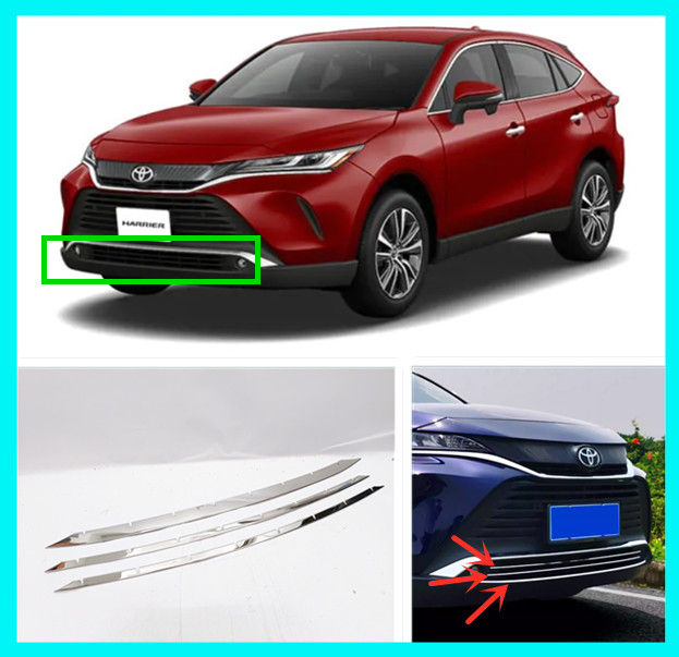 TOYOTA HARRIER XU80 2021 Front Bumper Grille Chrome Garnish Trim