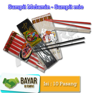 Sumpit KOREA Gading Melamin-Sumpit mie ayam-Sumplit Korea Gading Melamine Chopsticks-Aurora Store