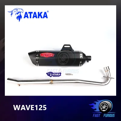 ATAKA Exhaust Pipe Full System Muffler Honda Wave 125 32MM/51MM