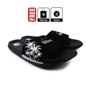 Dilset - Cocoes Black | Sandal Slop | Sandal Slide | Sandal Slide Pria | Sandal Murah | Sandal Original