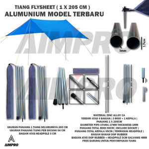 Tiang Flysheet & Tiang Tenda Bendera Camping: Pemahaman dan Penggunaan