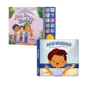 Gulalibooks Paket Buku Anak Ayo Wudhu dan Yuk Belajar Sholat Board Book