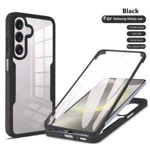 For Samsung A27 A57 A37 Case For Samsung Galaxy A27 A57 A37 A17 A07 5G 4G Phone Casing 360 Full Cover Clear Transparent Shockproof Front Soft TPU Back Hard PC Full Body All Include