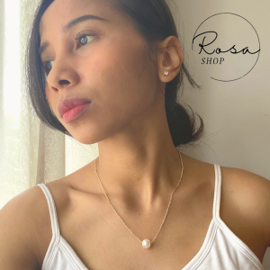 [SG Stock] Rozza Necklace Single Pearl Casual For Woman