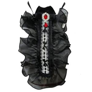 Victoria Ren Cung Ruffle voan jabot cổ áo cổ tay còng Halloween renaissances thuộc địa trang phục cổ áo giả