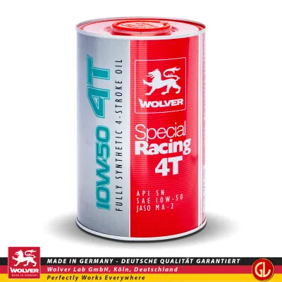 Dầu nhớt xe máy Wolver Special Racing 10W40 API SN - Cao cấp từ Đức - Special 10W40 - Fully Synthetic