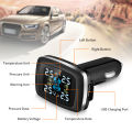 STAPON Tire Pressure Monitoring TPMS System LCD Screen Display 4 external Sensors support USB charging plug 2T. 