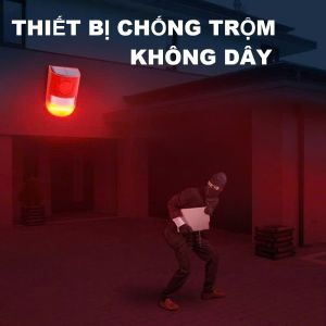 Thiết Bị Báo Động Chống Trộm Hồng Ngoại Không Dây – Dùng Năng Lượng Mặt Trời Cảnh Báo Siêu Nhạy