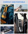 Tire Inflator Portable Air Compressor, Faster Inflation Cordless Car Air Pump with Tire Pressure Gauge, One Click Smart Air Pump Tire Inflator, 150PSI Air Compressor Motorcycle for Car, Bicycle, Ball. 