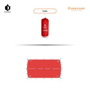 FLYSHEET BOGABOO HURRICANE 3X4 NYLON 30D PU 5.000 100% anti air 19 LOOP FULL SEAL - TARPTENT - FLYSHET ULTRALIGHT