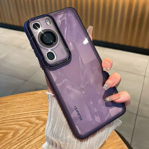 ROAZIC Transparent Phone Case For Huawei P60/P60 Pro Back Cover With Lens Film Anti-fall Soft Casing