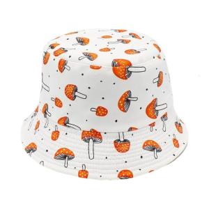 Fisherman Hat Bucket Hat for Girls Mushroom Reversible Casual Caps for Sports Gym Mountain Camping Hat Outdoor Sunshade