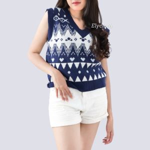 ELYCLOTH | TIARA VEST | VEST / ROMPI RAJUT WANITA PREMIUM KNIT
