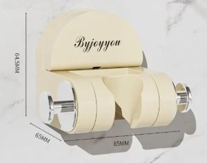 Suction Shower Head Holder Adjustable Reusable Wall Mounted Rotatable Waterproof Handheld Showerhead Bracket Bathroom Universal ABS吸盘花洒支架