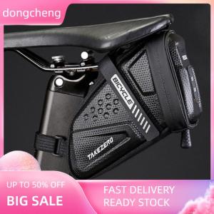 dongcheng Thời trang không thấm nước xe đạp yên Túi xe đạp đường yên Túi phản quang sọc Xe đạp công cụ chủ Túi MTB phụ kiện công cụ
