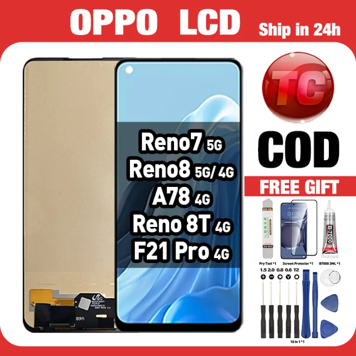 LCD OPPO Reno 7 5G 8 5G 4G 8T 4G A78 4G F21 Pro 4G Compatible For LCD OPPO Reno 7 5G 8 5G 4G 8T 4G A78 4G F21 Pro 4G Compatible For
