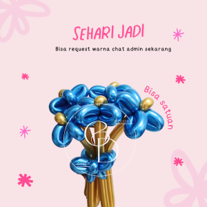 Buket Balon Bunga Daisy Tanpa Wrapping / Flower Buket Balon Viral / Kado Gift Wisuda Graduation Ulang Tahun Anniversary / Gift Lucu / kado ulang tahun cewek / Buket Bunga / Set