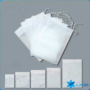 LoviRa Disposable Drawstring Non-Woven Fabric Tea Herb Filter Bag Pouch 100pcs 50pcs