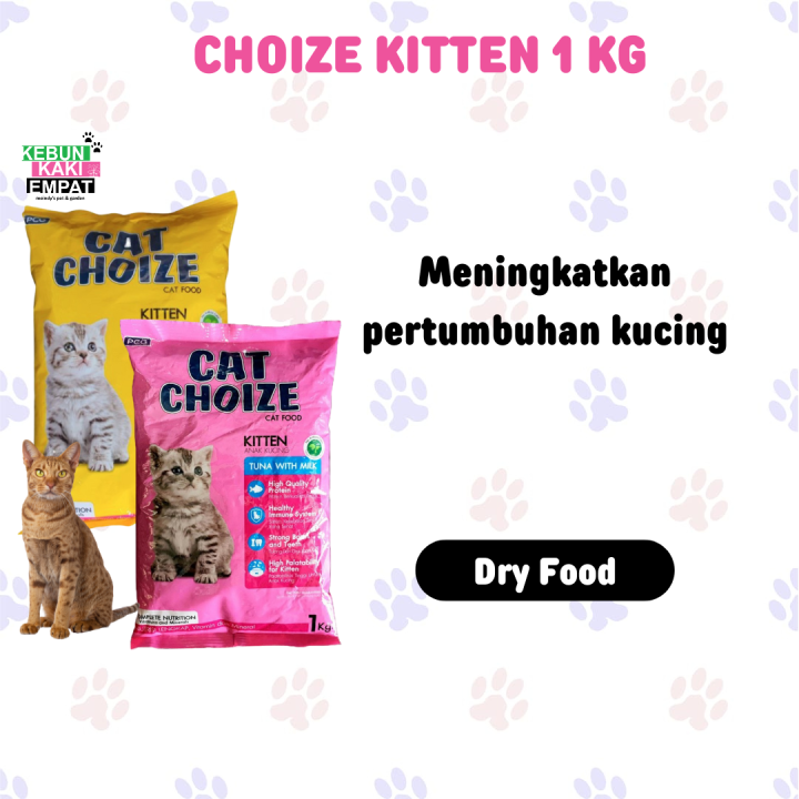 Cat Choize Kitten 1kg Repack Makanan Kucing Junior