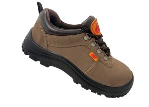 Low Cut Leather Safety Shoe OSP 9973 Nubuck Steel Toe Cap and Midsole CE EN20345 with SS518 Singapore Safety Standard