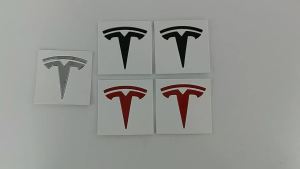 FCFor TESLA MODEL 3 S Front logo or rear emblem Model3 ModelS Hood bonnet sticker Back trunk badge renew