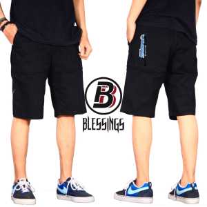 BS Celana Pendek Chino PendekPria Celana Chino Pria Pendek Warna Mocca Polos Stretch Combed Tebal