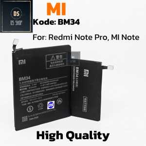 Baterai Xiaomi Redmi Note Pro BM 34 Batrai Xiomi Mi Note BM34 Batre