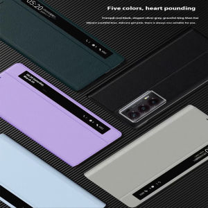0930[Local Stock] Christmas Halloween For Honor Magic V2 Smart Window Leather Phone Case For Magic V 2 Ultra-thin Shockproof magneticed Flip Phone Cover h261009