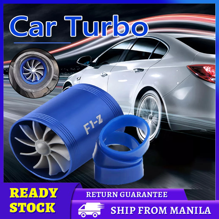 【Ready Stock】Doublesided Turbocharger Car Air Intake Gas Diesel Fuel