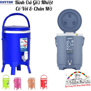Bình Đá Giữu Nhiệt icool 6/8/10L/14 Lít - Nhựa Duy Tân 36h giữ nhiệt