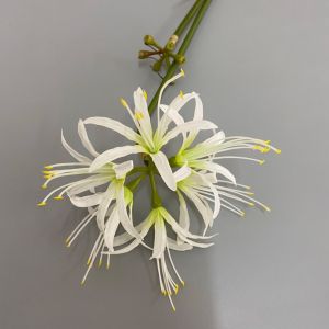 LUXERY Plastic Artificial Higanbana Flower Handmade Craft 60cm Length Fake Flower Lifelike Silk Material Plastic Silk Flower Home Decoration