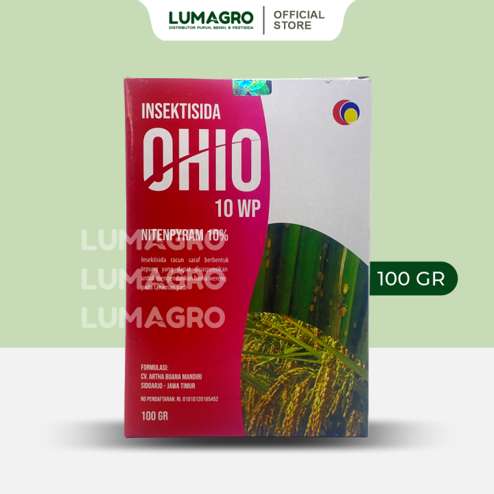Insektisida Ohio 10WP 100gr Nitenpyram Pembasmi Wereng Kutu Kebul