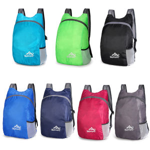 เป้สะพายหลังกระเป๋าไนล่อนน้ำหนักเบาพับเก็บได้ระบายอากาศได้ดีกันน้ำน้ำหนักเบาสำหรับผู้ชายผู้หญิงสำหรับไต่เขาเดินป่า