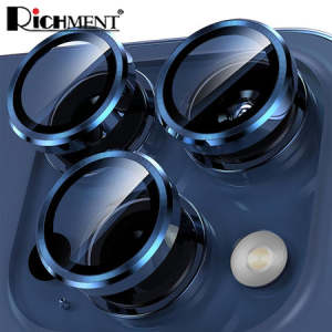 【✅SG Brand】RICHMENT Camera Lens Protector for iPhone 17 Series 9H Tempered Glass with Metal Alloy Ring AR High Transparency Anti Scratch Shockproof Anti Fingerprint Hydrophobic Coating Case Friendly Fit Full Coverage Protection