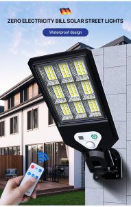 Garden Wall Light Outdoor LED Solar Street Light Zero Electricity Bill/For Courtyard/Home Security/With Motion Sensor/Solar Powered